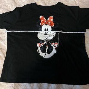 Disney Black and Orange Minnie Mouse Kids Tee